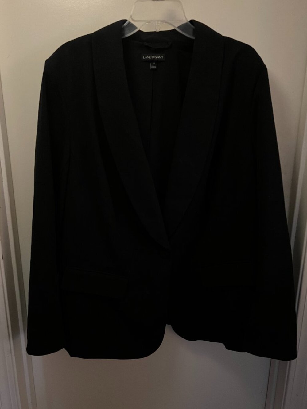 Lane Bryant Black Blazer  W 24